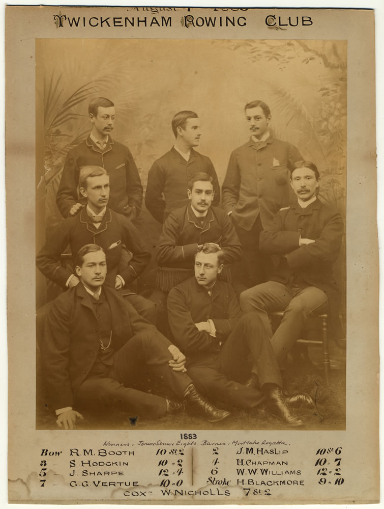 Twickenham Rowing Club Eight 1883